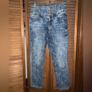 NoBo acid washed jeans.